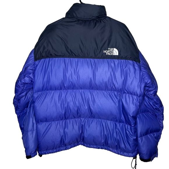 Vintage The North Face 700 Down 90s Nuptse Blue Jacket XL - Picture 6 of 11